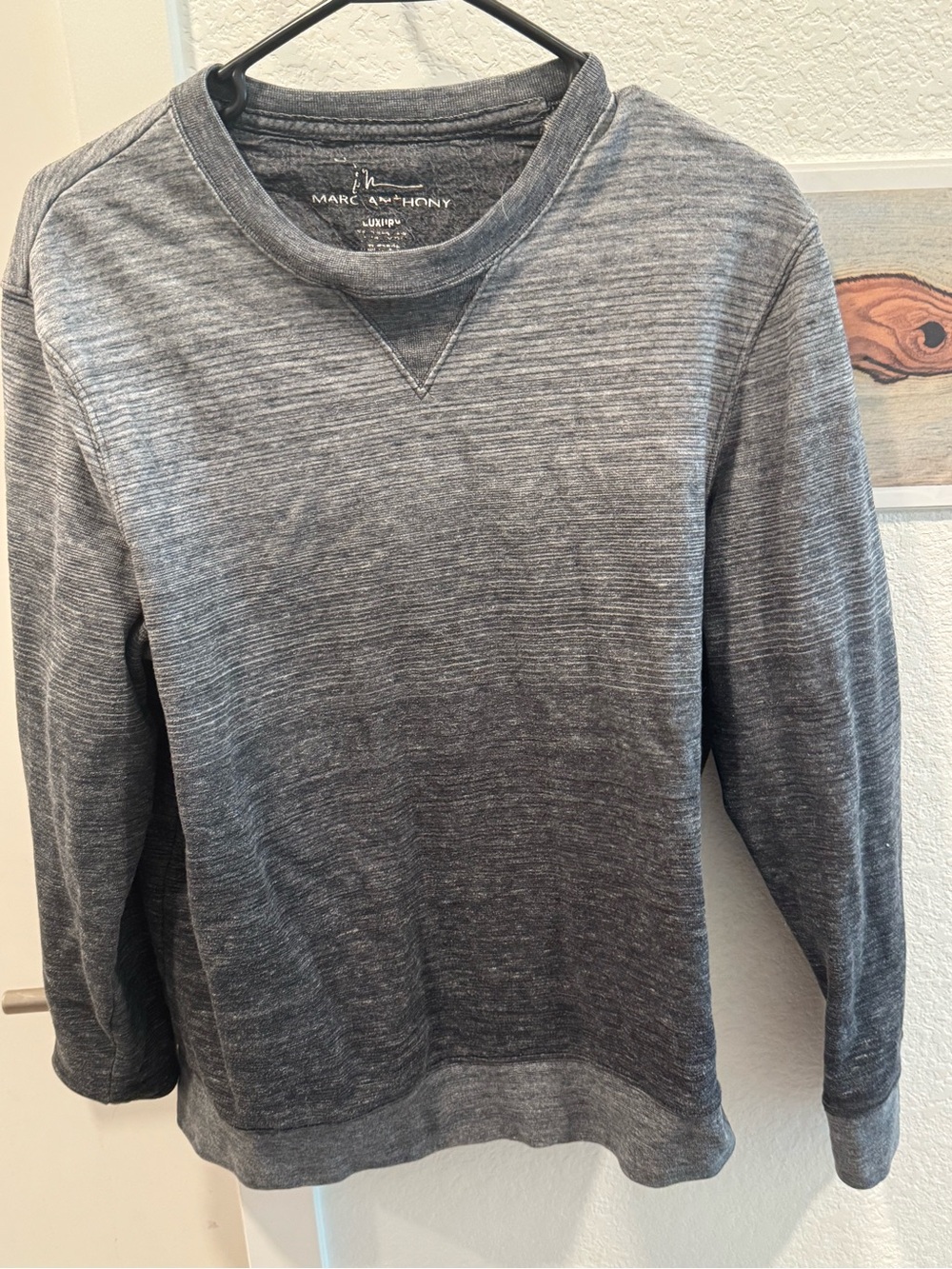 Marc Anthony Men's Gray Crewneck Pullover Sweatshirt